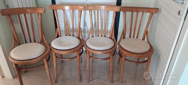 Sedie Vintage in Legno curvato - stile Thonet