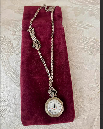 PREGIATOorologioTASCHINO/TEATRO"LeMONDE"inARGENTO