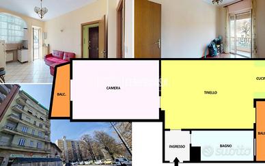 BILOCALE LIBERO SUBITO SU 2 ARIE CON CANTINA!