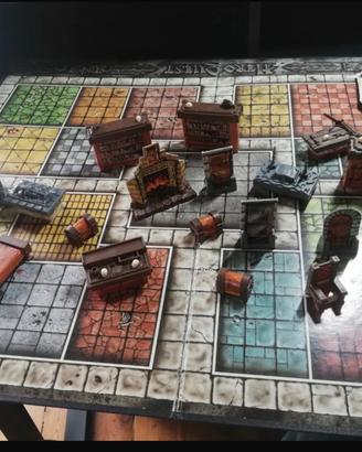 Tabellone, carte e mobili HEROQUEST