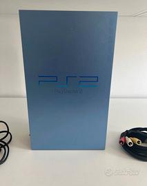 Play station 2 Ed. speciale Aqua blue con cavi