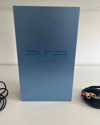 Play station 2 Ed. speciale Aqua blue con cavi
