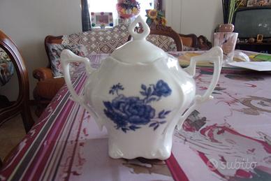 Zuccheriera ceramica vintage motivo floreale manic