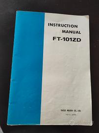 Manuale di istruzioni ORIGINALE FT101 ZD MK II