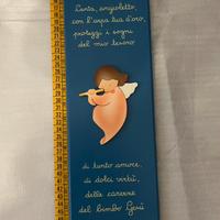 Quadretto in legno per neonato da parete