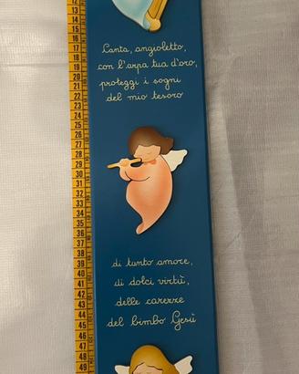 Quadretto in legno per neonato da parete
