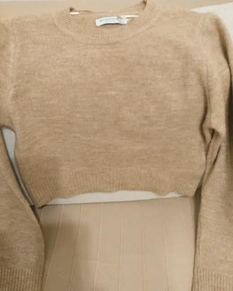 Maglione donna corto tg. S Stradivarius