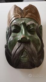 maschera tribale 50 cm. presa in Brasile