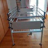 letto ospedaliere + spondine come nuovo