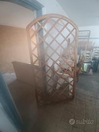 grata in legno per giardino 