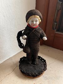 Bambolina antica spazzacamino