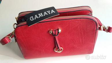 Borsetta con tracolla rossa marca Gamaya