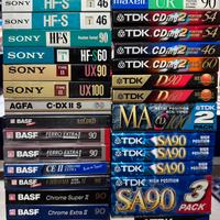 Audio cassette vergini