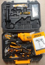 trapano con accessori 