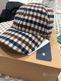 Cappello lana Aquascutum of London a quadri check