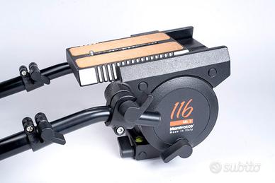 Testa  Manfrotto 116 MK3 per video professionale