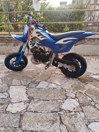 Mini Cross 49cc Blu Super Dirt - Funzionante