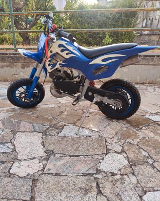 Mini Cross 49cc Blu Super Dirt - Funzionante