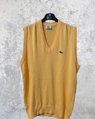 Canottiera Lacoste colore giallo,Taglia 4