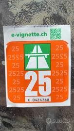 Vignetta Autostrada Svizzera 