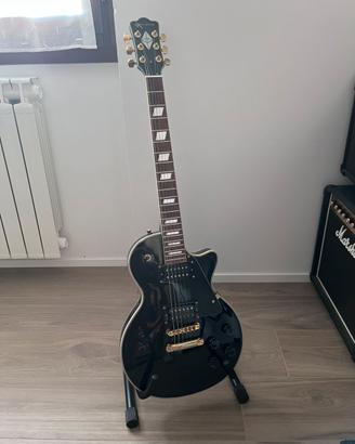 Chitarra nera stile Les Paul (marca eXtreme)