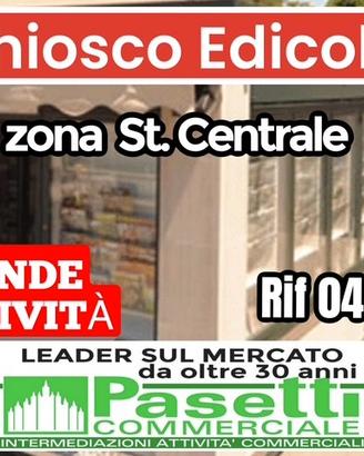 CHIOSCO EDICOLA adiacente Stazione Centrale