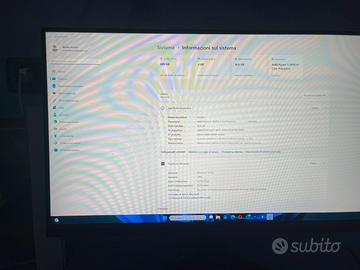 PC GAMING COMPRESO DI MONITOR TASTIERA E MOUSE