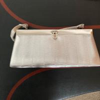 Borsetta da cerimonia color Argento