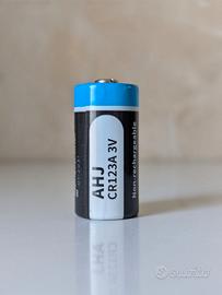 CR123A Batteria 3V capacità 1600mAh per fotocamere