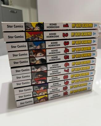 Fumetti My Hero Academy 1-11 star comics