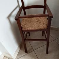 sedia in legno bimbi