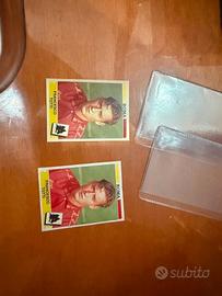 Figurine 2 totti 1995 1996 e bustina mexico  1970”