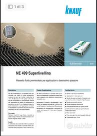 Massetto superlivellina knauf an499