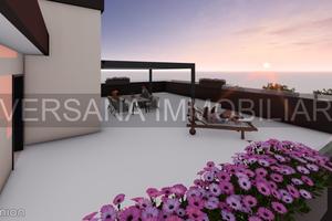 Attico con terrazzo di 125 mq