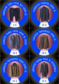 NUMEROSI VESTITI SEMIUSATI