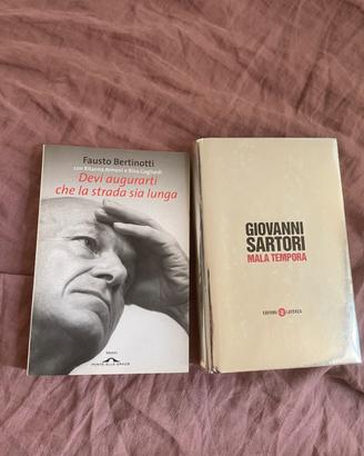 2 libri Bertinotti e Sartori