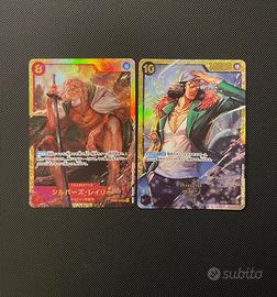 2 Carte One Piece Kuzan e Rayleigh SEC NM