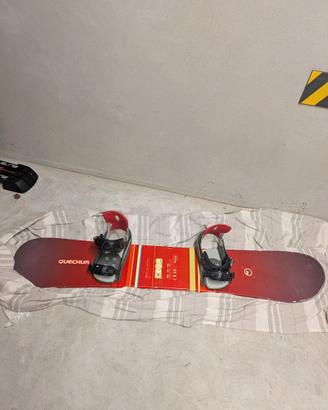 Tavola Snowboard Quechua 160cm con attacchi