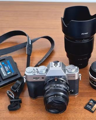 Fujifilm X-T30 Silver + 18-55mm + 35mm + 23mm F1.4