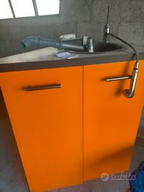 lavello  acciaio x bar e mobili