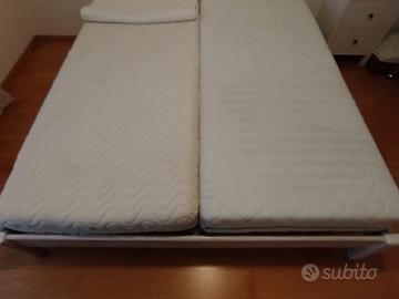 Letto 180x200 cm completo di reti e materassi