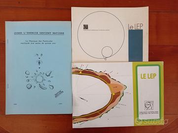 N. 3 pubblicazioni rare CERN - Progetto LEP (1982)