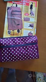 Borsa carrello. Nuova. Colori primaverili