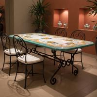 TAVOLO IN PIETRA LAVICA MIS. 200X100 CM. IN ITALIA