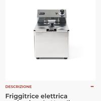 friggitrice elettrica professionale