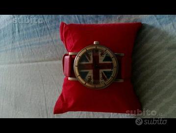 Orologio Inghilterra con cinturino rosso