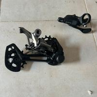 Deraglaitore Shimano XTR 12V M9100 + comando XTR