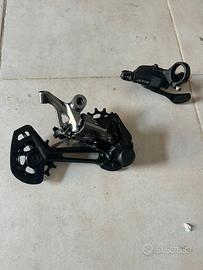 Deraglaitore Shimano XTR 12V M9100 + comando XTR