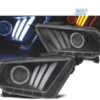 FARI FORD MUSTANG 10-14 LED DINAMICI NERO