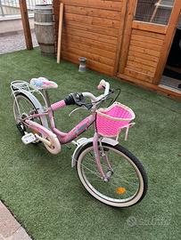 Bicicletta cinzia per ragazzina